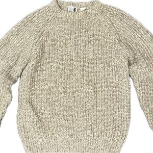 Cozy Modern Images Knit Sweater - Beige